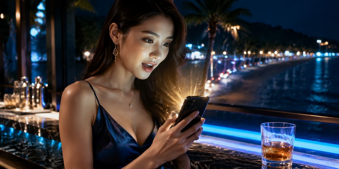 Người dùng Phan Thiết trải nghiệm nền tảng 3gold bên bờ biển