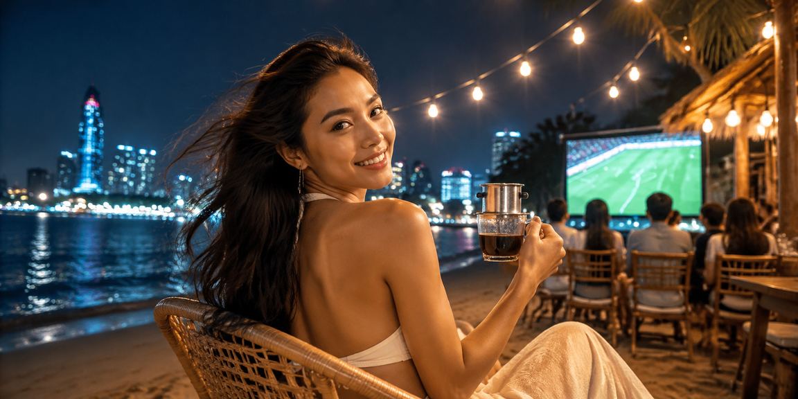 Người chơi tại Sài Gòn thưởng thức cà phê và casino betting trực tuyến trên điện thoại